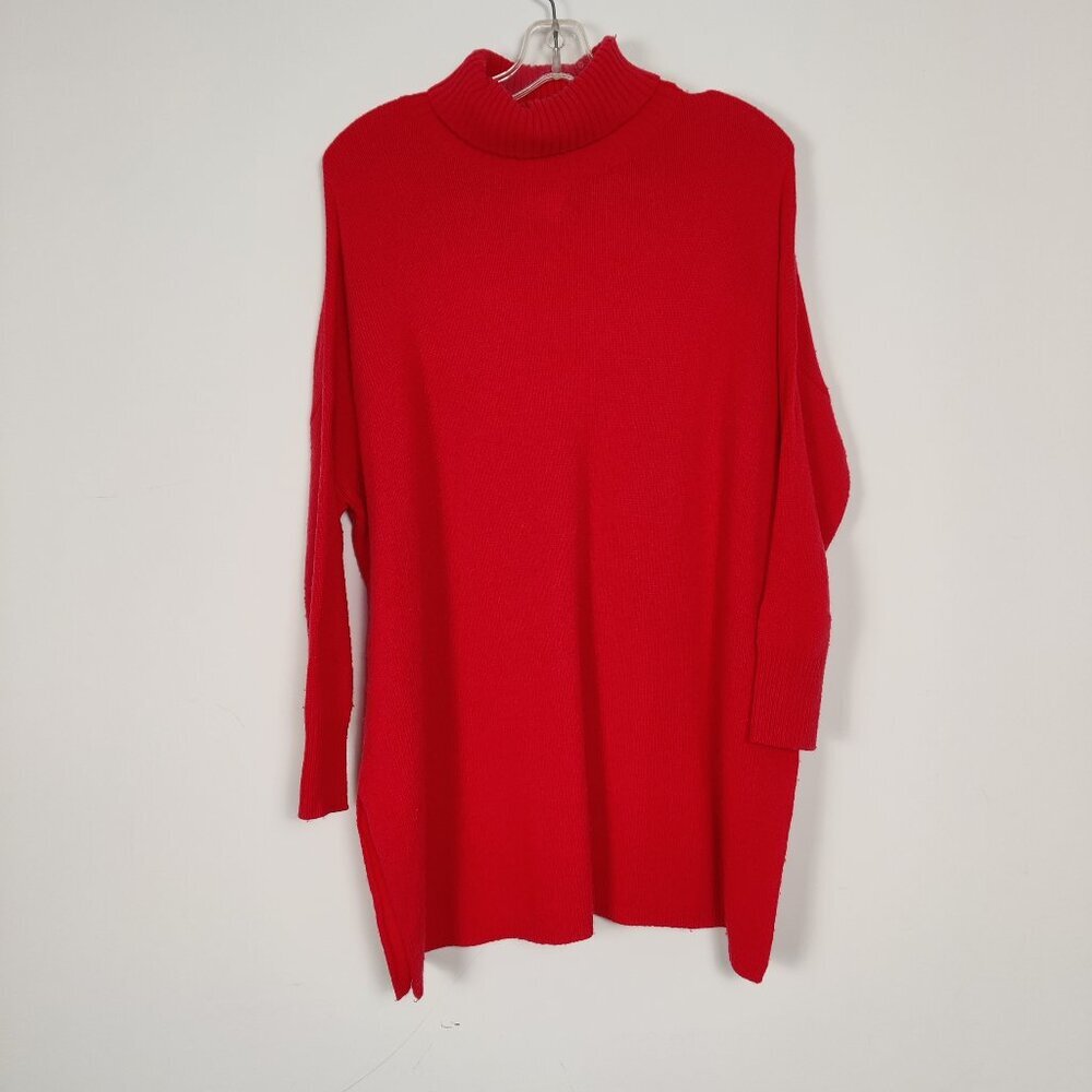 Zaket & Plover Women's Sweater Size S Red Cashmere Wool Cotton Viscose Casual
